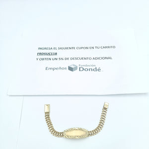 ESCLAVA ORO 10 K 9.2 GRMS (SEMINUEVO)