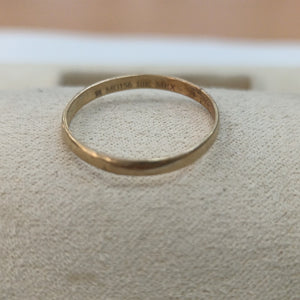 ARGOLLA ORO 10 K 0.6 GRMS (SEMINUEVO)