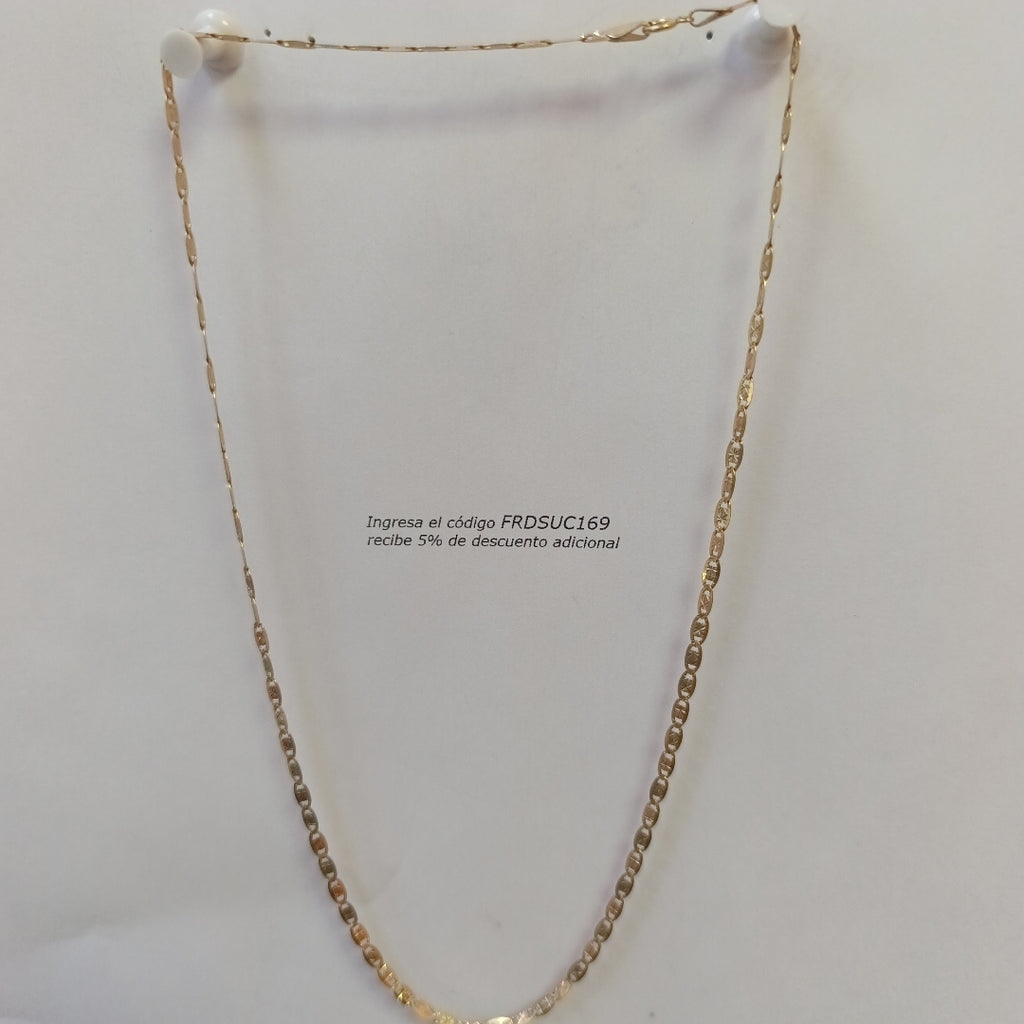 CADENA ORO 14 K 4,00 GRMS (SEMINUEVO)