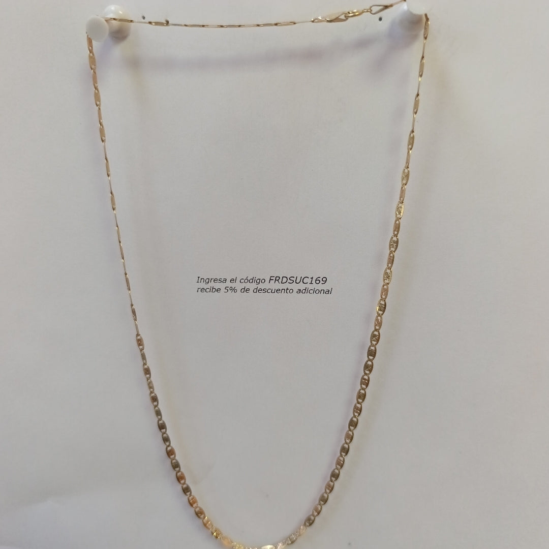 CADENA ORO 14 K 4,00 GRMS (SEMINUEVO)
