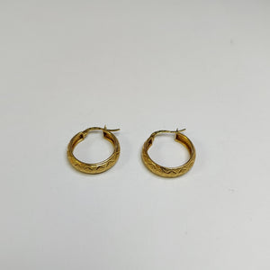 ARRACADAS PAR ORO 14 K 3,00 GRMS (SEMINUEVO)