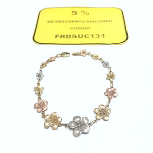 PULSERA ORO,ORO COMBINADO 14 K 5,90 GRMS (SEMINUEVO)