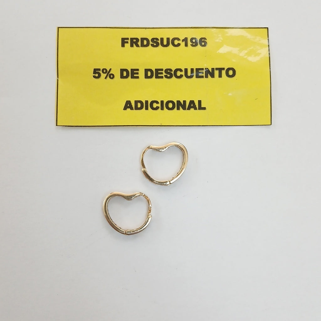 ARRACADAS PAR ORO 14 K 1,40 GRMS (SEMINUEVO)