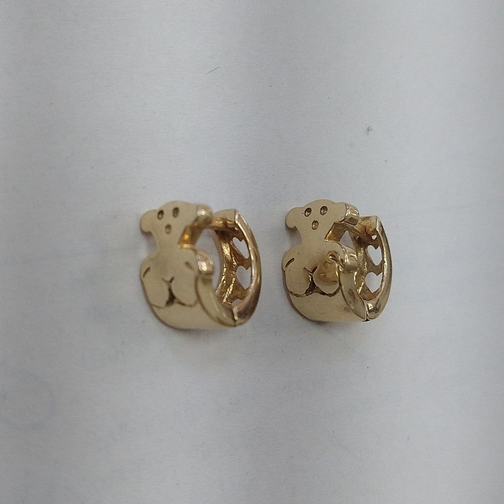 ARRACADAS PAR ORO 14 K 4.4 GRMS (SEMINUEVO)
