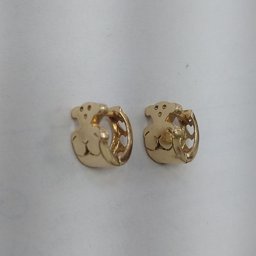 ARRACADAS PAR ORO 14 K 4.4 GRMS (SEMINUEVO)