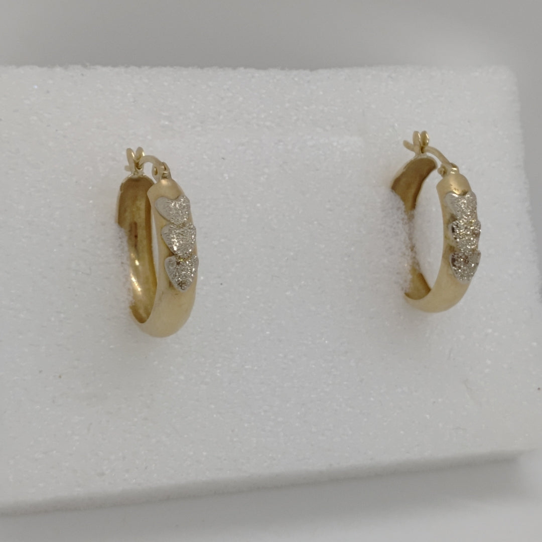 ARRACADAS PAR ORO 10 K 3 GRMS (SEMINUEVO)