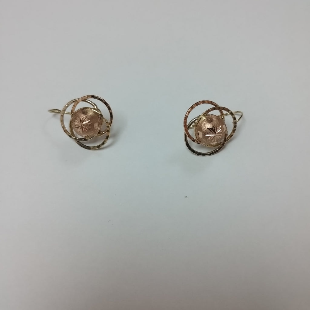 ARETES PAR ORO 14 K 2.6 GRMS (SEMINUEVO)