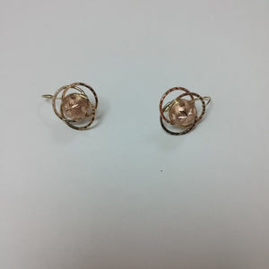 ARETES PAR ORO 14 K 2.6 GRMS (SEMINUEVO)