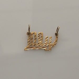 DIJE ORO 14 K 0,90 GRMS (SEMINUEVO)