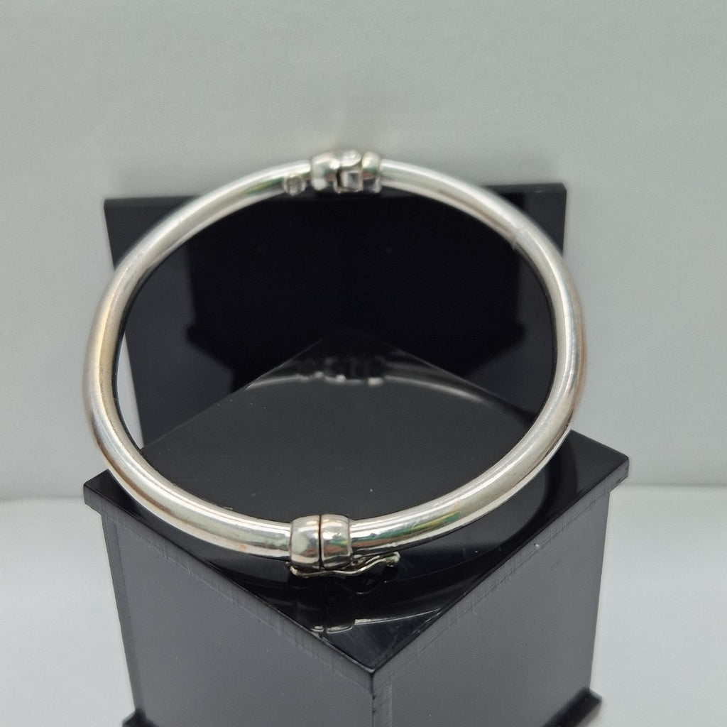 PULSERA RIGIDA ORO, ORO BLANCO 14 K 32.8 GRMS (SEMINUEVO)
