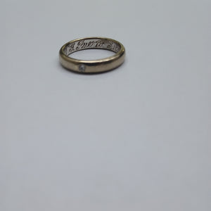 ARGOLLA ORO BLANCO 18 K 5,80 GRMS (SEMINUEVO)