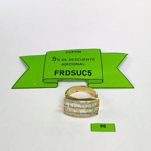 ANILLO ORO 14 K 5.6 GRMS (SEMINUEVO)