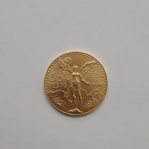 Moneda Centenario Cincuenta Pesos Oro Mexicano 21.6K