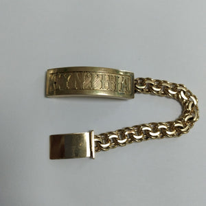 ESCLAVA ORO 10 K 35.9 GRMS (SEMINUEVO)