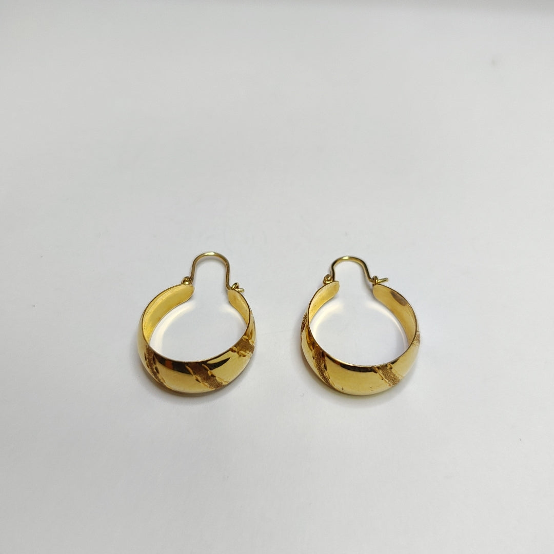 ARRACADAS PAR ORO 14 K 4,10 GRMS (SEMINUEVO)