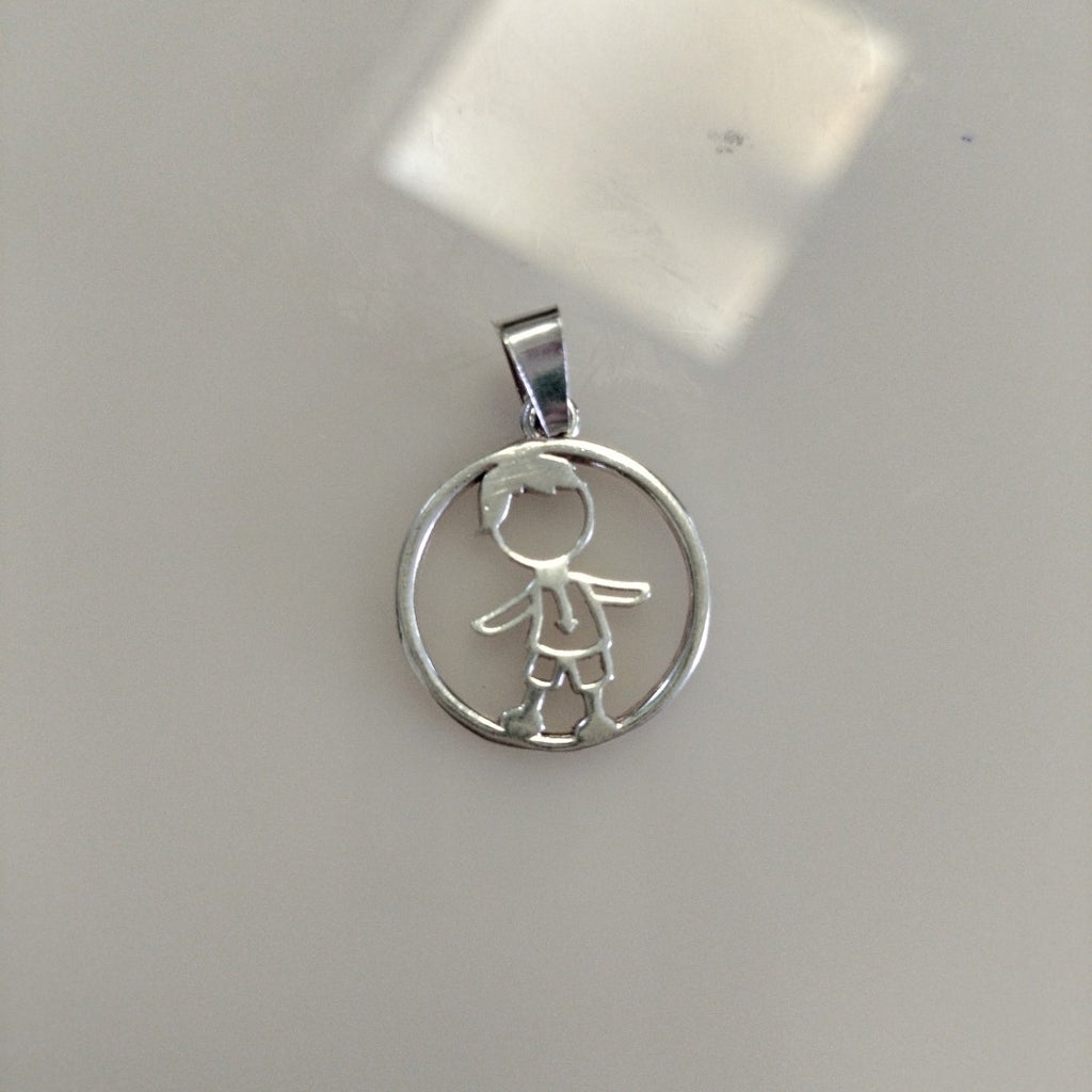 DIJE NIÑO PLATA .925 1.9 GR (NUEVO)