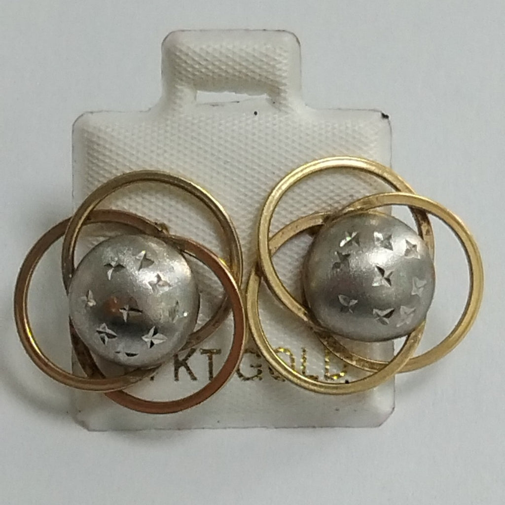ARETES PAR ORO 14 K 2,20 GRMS (SEMINUEVO)