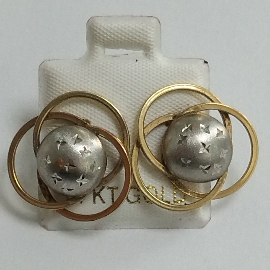 ARETES PAR ORO 14 K 2,20 GRMS (SEMINUEVO)