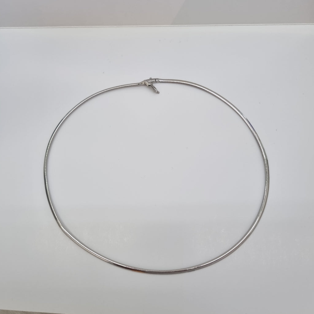 GARGANTILLA ORO BLANCO 14 K 16 GRMS (SEMINUEVO)