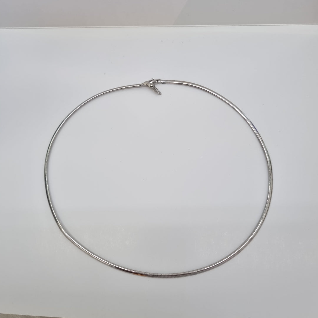 GARGANTILLA ORO BLANCO 14 K 16 GRMS (SEMINUEVO)