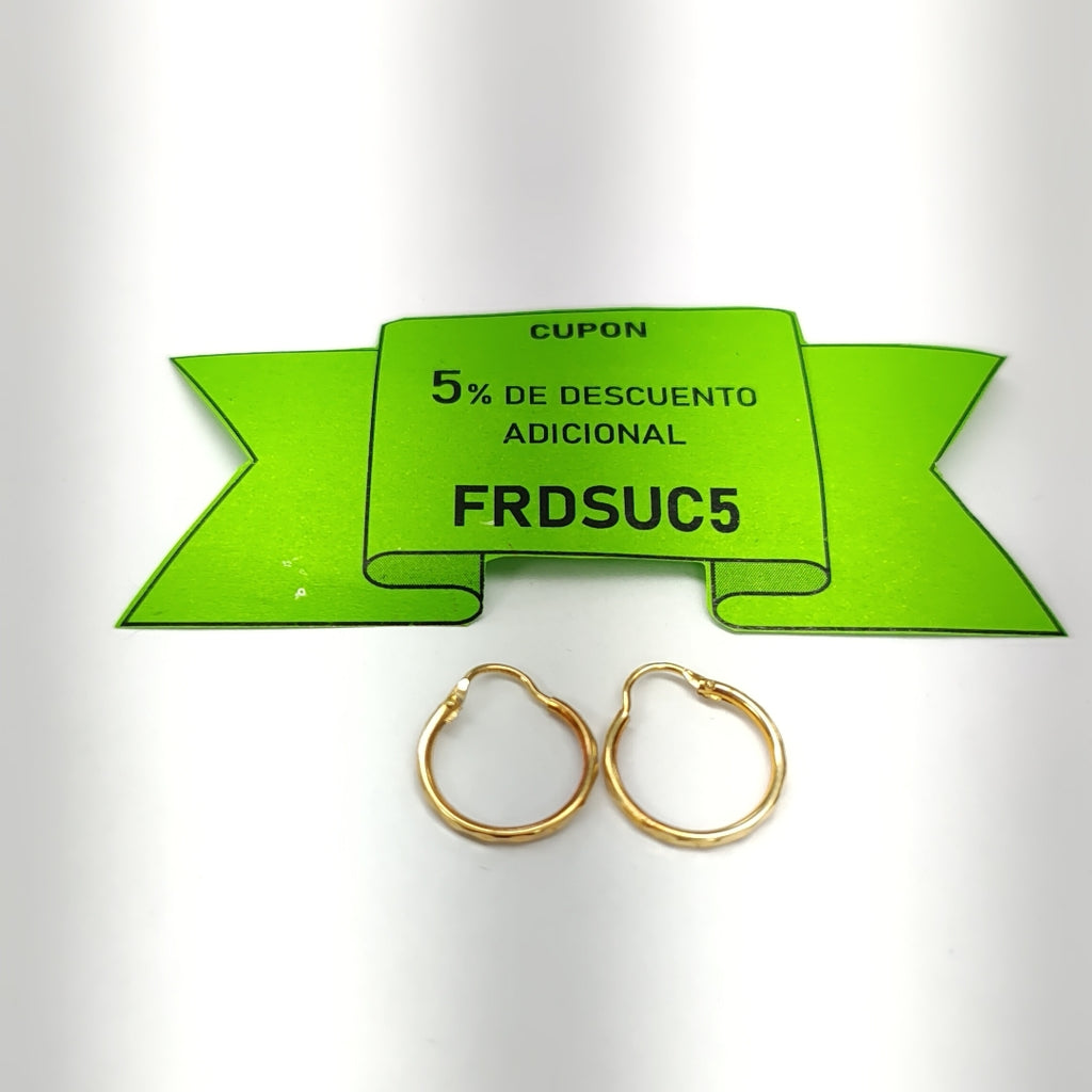 ARRACADAS PAR ORO 10 K 0.7 GRMS (SEMINUEVO)