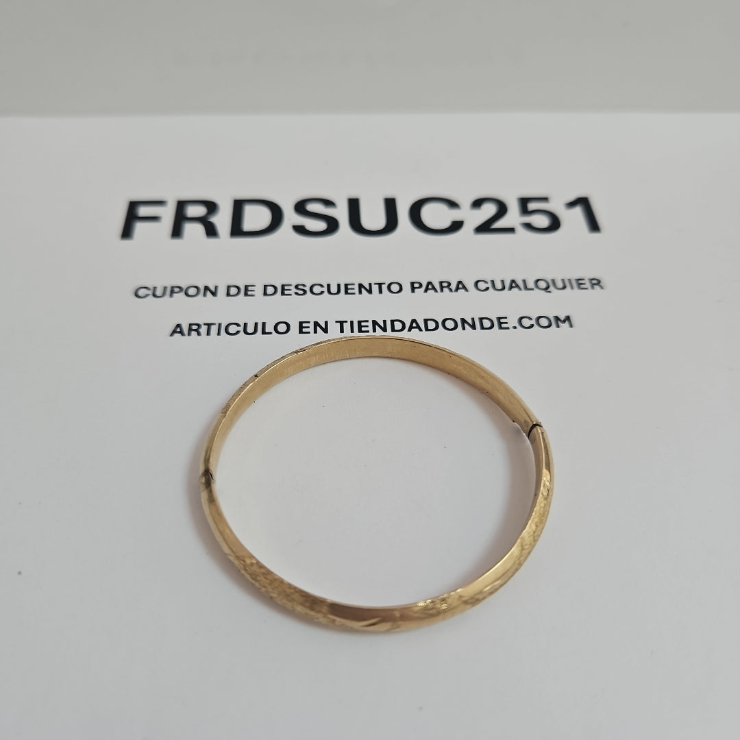 PULSERA RIGIDA ORO 14 K 4,70 GRMS (SEMINUEVO)