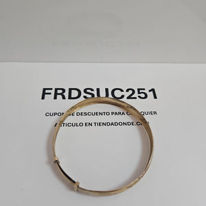 PULSERA RIGIDA ORO 10 K 7,20 GRMS (SEMINUEVO)