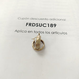ARRACADAS PAR ORO 10 K 2.5 GRMS (SEMINUEVO)