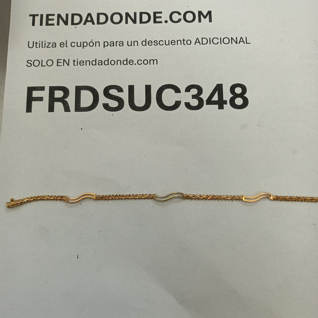 PULSERA ORO 14 K 5.5 GRMS (SEMINUEVO)