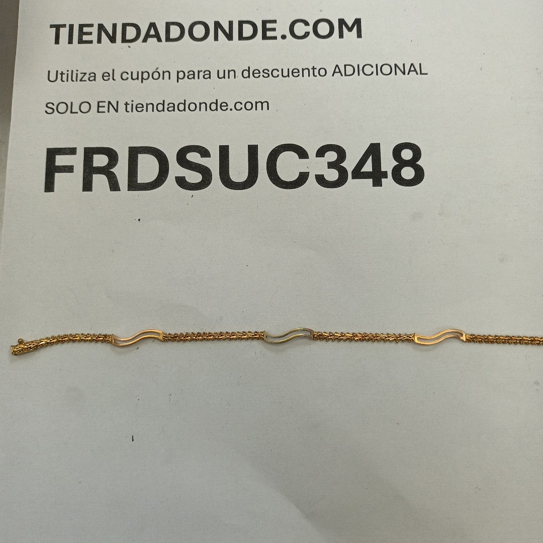 PULSERA ORO 14 K 5.5 GRMS (SEMINUEVO)