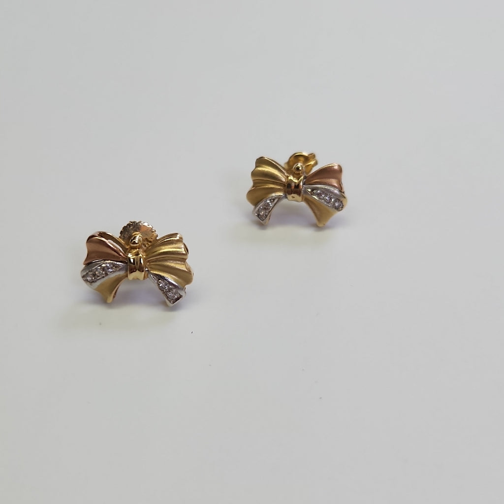 BROQUELES PAR ORO 14 K 3,40 GRMS (SEMINUEVO)