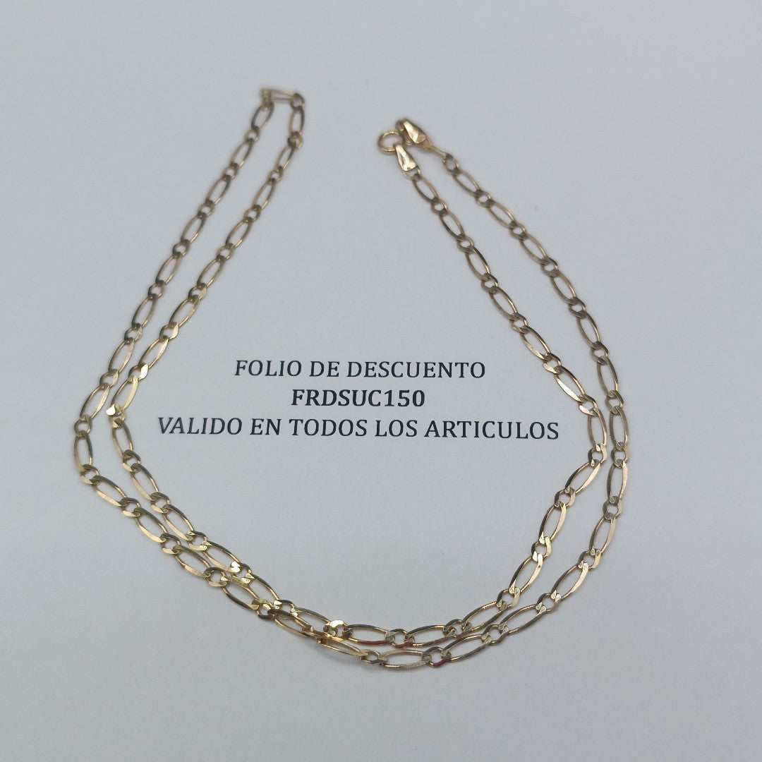 CADENA ORO 14 K 3.4 GRMS (SEMINUEVO)