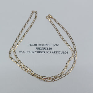 CADENA ORO 14 K 3.4 GRMS (SEMINUEVO)