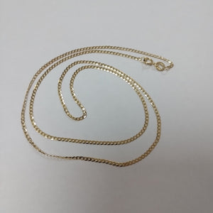 CADENAS BARBADA AMARILLA ORO 14K 1.9 (NUEVO)