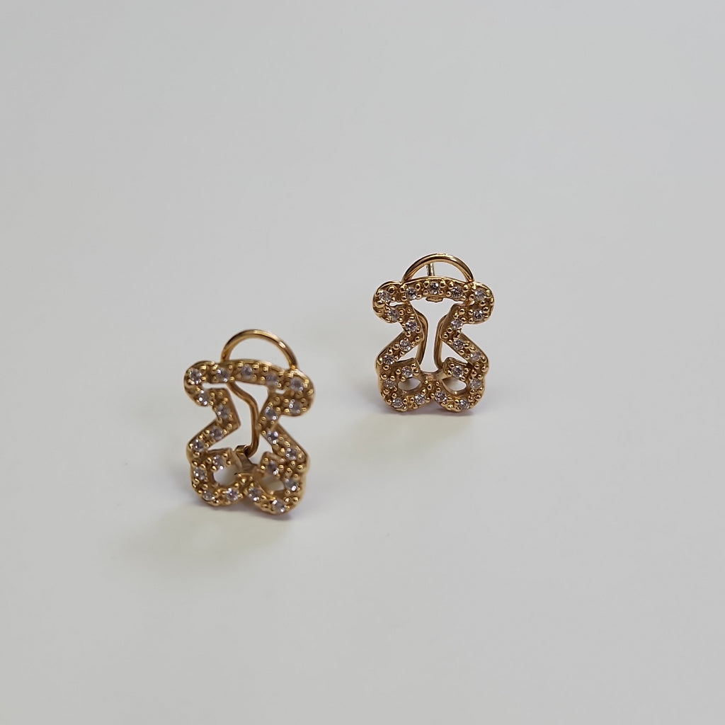 ARETES PAR ORO 14 K 4,20 GRMS (SEMINUEVO)