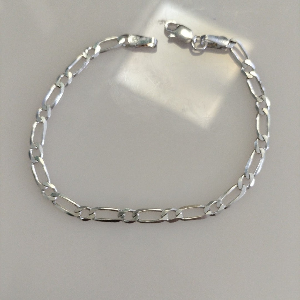 PULSERA TEJIDO 1X1 PLATA .925 18 CM 3.4 GR (NUEVO)
