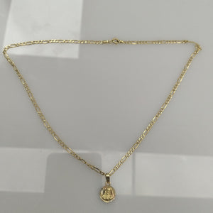 CADENA, DIJE ORO 12 K 2.4 GRMS (SEMINUEVO)