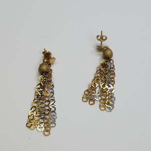ARETES PAR ORO 14 K 4,20 GRMS (SEMINUEVO)