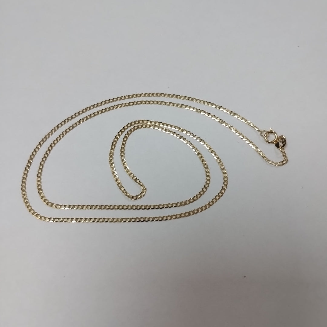 CADENAS BARBADA AMARILLA ORO 14K 2.1 (NUEVO)