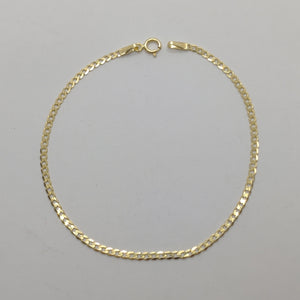 PULSERAS DAMA BARBADA AMARILLA ORO 14K 1.2 (NUEVO)