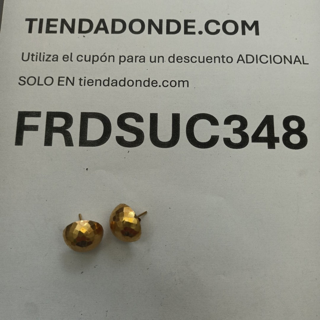 BROQUELES PAR ORO 18 K 2.9 GRMS (SEMINUEVO)