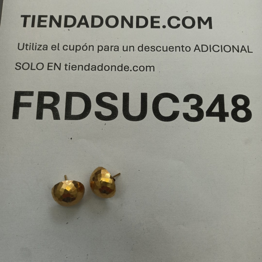 BROQUELES PAR ORO 18 K 2.9 GRMS (SEMINUEVO)