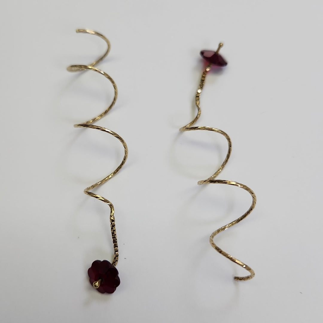 ARETES PAR ORO 10 K 2,00 GRMS (SEMINUEVO)