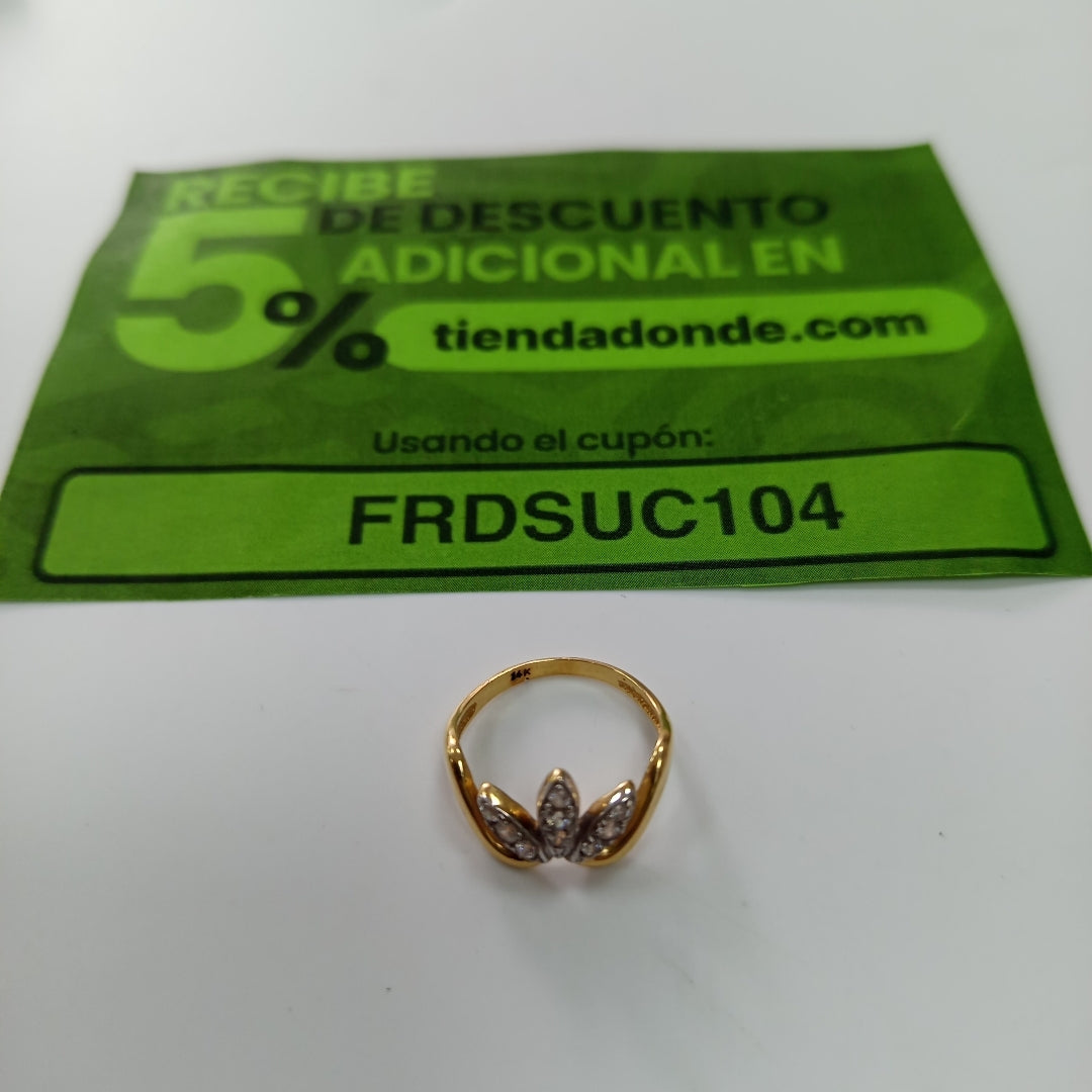 ANILLO ORO 14 K 2,80 GRMS (SEMINUEVO)