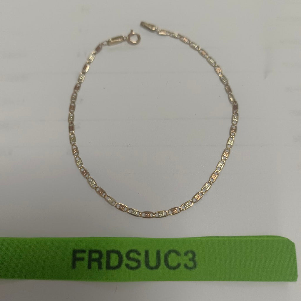 PULSERA ORO, ORO COMBINADO 14 K 1 GRMS (SEMINUEVO)