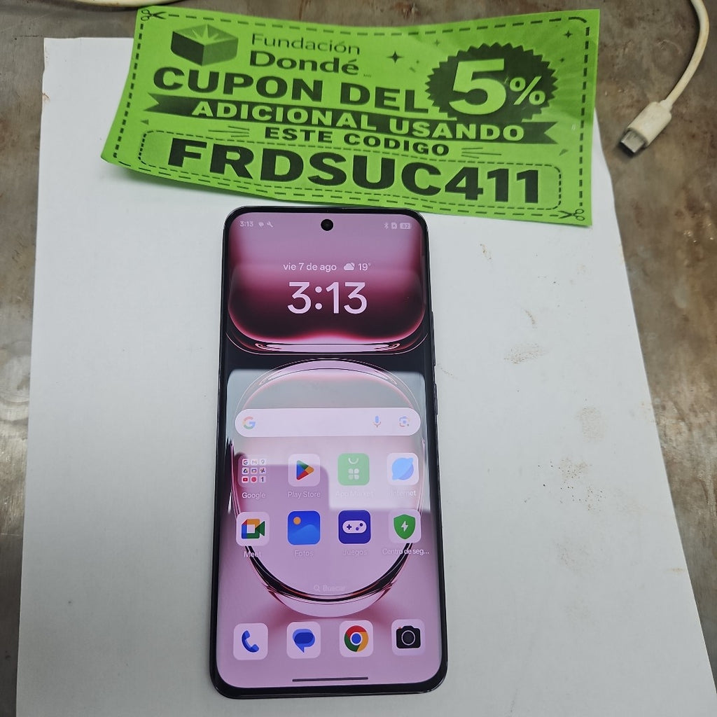 CELULAR OPPO RENO12 5G CPH2625 (2024) 512 GB 12 GB RAM (SEMINUEVO)