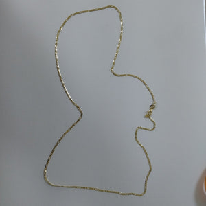 CADENAS CARTIER 3 1 AMARILLA ORO 14K 2.1 (NUEVO)