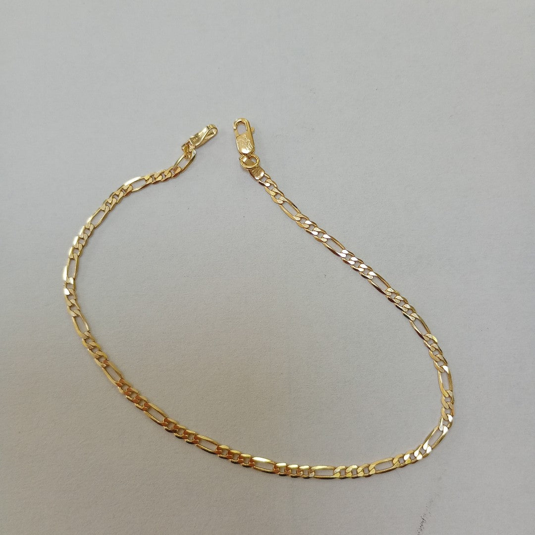 PULSERAS CABALLERO CARTIER 3 1 AMARILLA ORO 14K 2.2 (NUEVO)