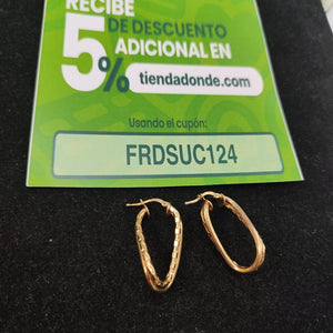 ARRACADAS PAR ORO 10 K 2.6 GRMS (SEMINUEVO)