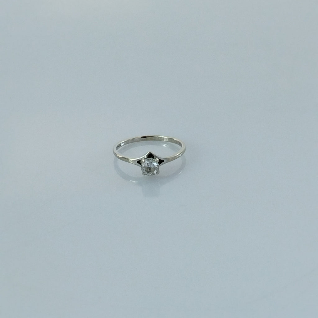 SOLITARIO ORO BLANCO 14 K 1,40 GRMS (SEMINUEVO)